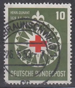 hc001.421 - Bund Mi.Nr. 164 o, Stempel Braunschweig