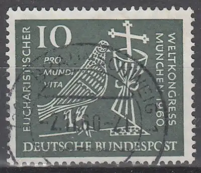 hc001.444 - Bund Mi.Nr. 330 o, Stempel Braunschweig