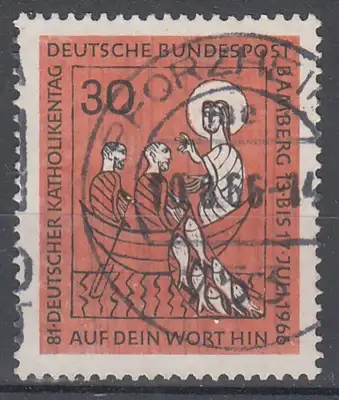 hc001.452 - Bund Mi.Nr. 515 o, Stempel Pforzheim