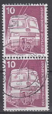 hc001.474 - Bund Mi.Nr. 847 o, senkrechtes Paar, Stempel Düsseldorf