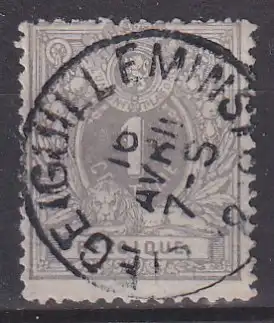 hc001.508 - Belgien Mi.Nr. 40 o, Stempel Liege