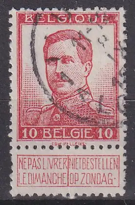 hc001.514 - Belgien Mi.Nr. 100I o