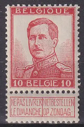 hc001.515 - Belgien Mi.Nr. 100II *