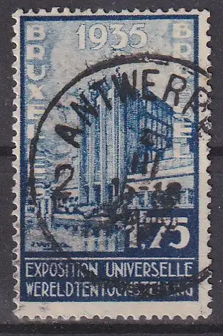 hc001.530 - Belgien Mi.Nr. 381o, Stempel Antwerpen