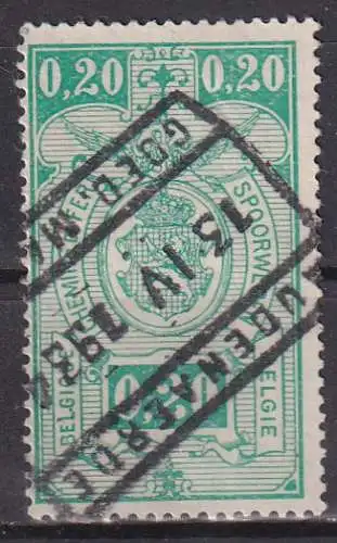 hc001.676 - Belgien Eisenbahnpaketmarke Mi.Nr. 139 o