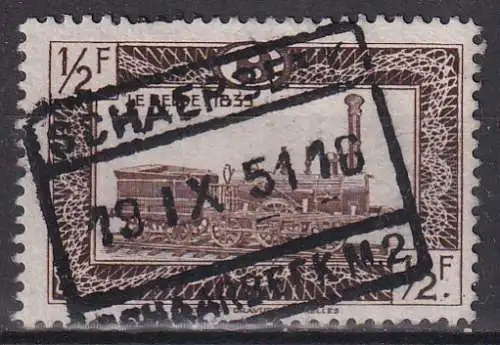 hc001.684 - Belgien Eisenbahnpaketmarke Mi.Nr. 278A o, Stempel Schaerbeek