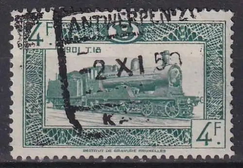 hc001.685 - Belgien Eisenbahnpaketmarke Mi.Nr. 282A o, Stempel Antwerpen