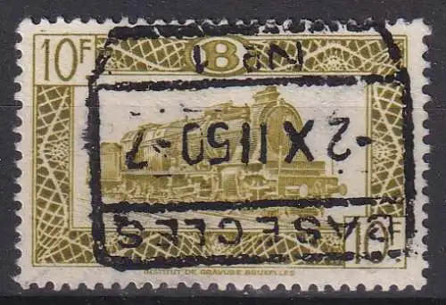 hc001.690 - Belgien Eisenbahnpaketmarke Mi.Nr. 289A o, Stempel Basecles