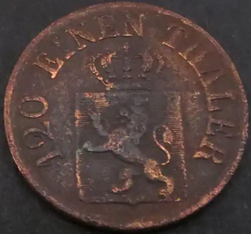 Münze Hessen-Kassel 3 Heller 1863 sehr schön - vzgl  VF-XF Arnold: 67