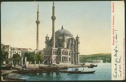 Deutsche Auslandspost Türkei  Ansichtskarte Konstantinopel nach Bayern