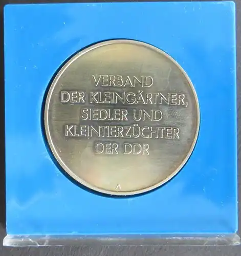 Medaille 1984 Verband der Kleingärtner VKSK DDR 25. Jahrestag vz