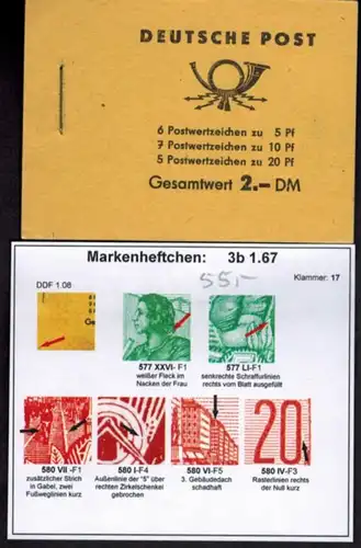 DDR Markenheftchen 3b1.67 Fünfjahresplan 1961 tadellos postfrisch