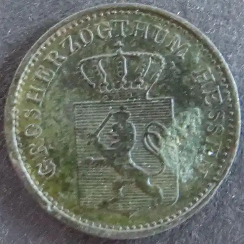 Münze Großherzogtum Hessen 1 Pfennig 1869 sehr schön VF AKS: 131
