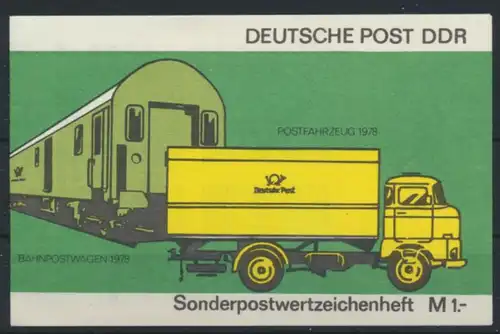 DDR Sondermarkenheftchen SMHD 9 I Luxus postfrisch