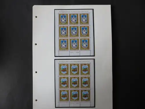 Jugoslawien Sammlung Kleinbogen 1969-1972 Luxsus postfrisch incl. den guten