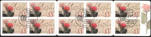 Bund Markenheftchen MH 51 a Rosengruß 2003 Ersttagsstempel BERLIN