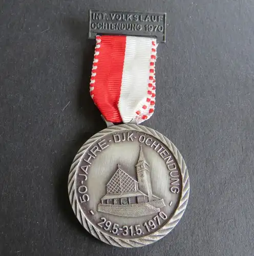 Medaille Internationaler Volkslauf Ochtendung 1970 50 Jahre DJK Ochtendunk