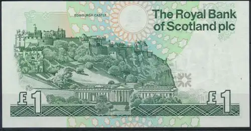 Banknote Geldschein Schottland 1 Pfund 1988 P351a UNC