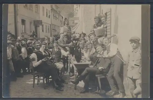 Foto Ansichtskarte Studentika hanschriftlich 1910/11 Verlag Stephan Boppard