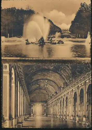 7 Ansichtskarten Frankreich Schloss Versailles ungelaufen