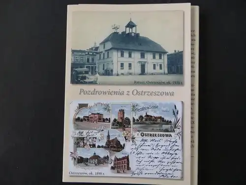Ansichtskarte Leporello Schildberg Pozdrowienia z Ostrzeszowa Posen Polen mit