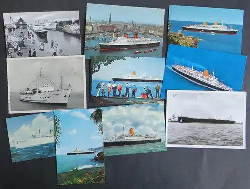 Schiffe Marine Seefahrt schöne Sammlung von 29 Ansichtskarten der verschied. Art