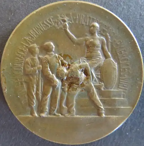 Medaille Frankreich - Patrie encourage la jeunesse ca. 1890  Kupfer s