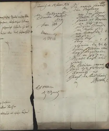 Preussen Vorphila Brief L2 Neisse Nysa Schlesien n. Tarnowskie Góry 1835 kompl.