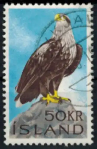 Island 399 Seeadler 50 Kronen 1966 sauber gestempelt Greifvogel Tiere