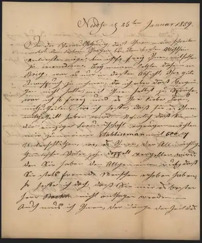 Preussen Vorphila Brief L2 Neisse Nysa Schlesien n. Brieg 1839 kompl. mit Inhalt