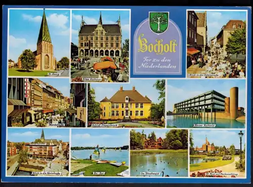 Ansichtskarte Bocholt Tor zu den Niederlanden NRW