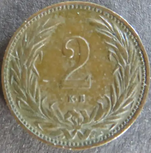Münze Ungarn Franz Joseph I. 2 Filler Schön 2 1906  vz