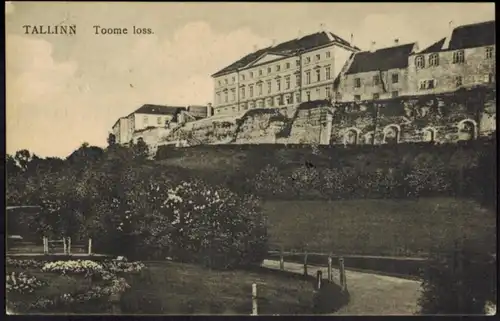 Estland Ansichtskarte von Tallinn nach Hamburg 27.1.1925