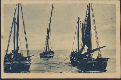 Estland Postkarte 37 A Võru 15.12.1927 Foto Segelboote Schiffe Meer Schiffspost