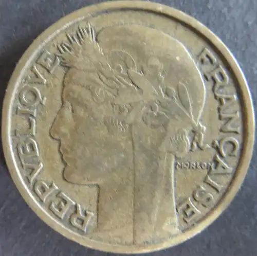 Münze Frankreich 2 Francs 1931 II. Schön: 201