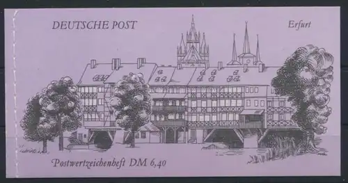 DDR Markenheftchen MH 10 Bauwerke + Denkmäler Luxus Ersttag Berlin 02.10.1990