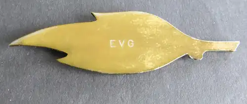 Brosche EVG goldfarben 11 x 3,2 cm 100 KM Sportauszeichnung
