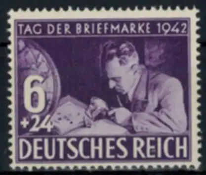 Deutsches Reich 811 Tag der Briefmarke Luxus postfrisch MNH Kat.-Wert 4,00