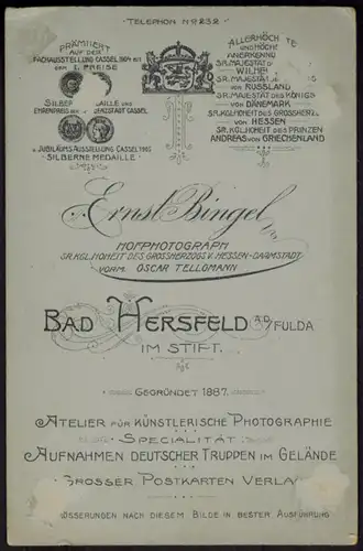 Original Fotoplatte Kaiser Wilhelm Deutsche Truppen E. Bingel Hoffotograf 