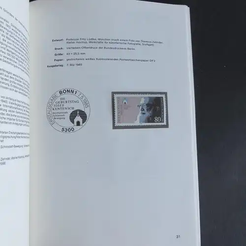 Bund Berlin Jahrbuch Deutsche Bundespost 1985 komplett postfrisch MNH