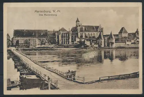 Ansichtskarte Marienburg Westpreussen 1928 nach Köln