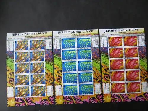 Großbritannien Jersey Kleinbogensatz 1420-5 Meeresleben Luxus postfrisch MNH2009