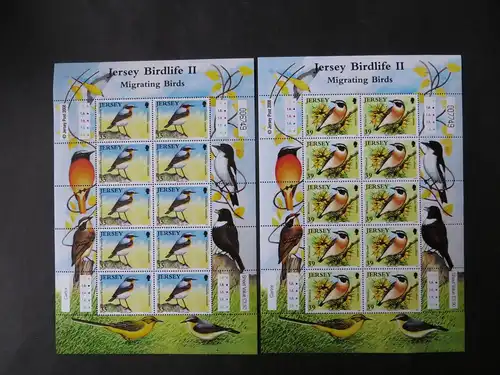 Großbritannien Jersey Kleinbogensatz 1377-82 Tiere Zugvögel Luxus postfrisch MNH