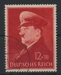Deutsches Reich 772 x Hitlers Geburtstag sauber gestempelt Kat-Wert 4,00