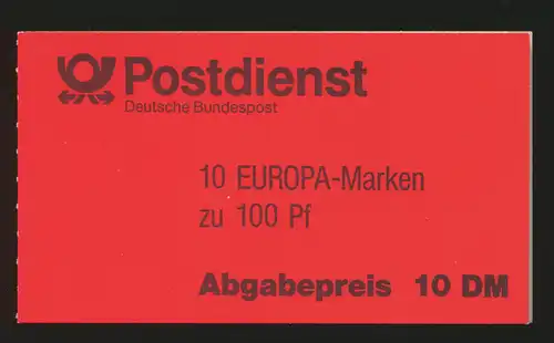 Bund Markenheftchen MH 30 oZ Europa 94 Luxus postfrisch Kat.-Wert 19,00