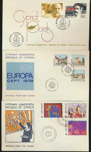 Zypern Lot von 8 Briefen Cyprus Lot of 8 Covers