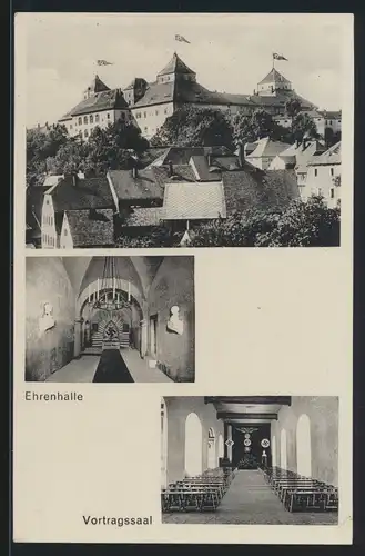 D. Reich Propaganda Ansichtskarte Gauführerschule NSDAP Gauleitung Sachsen