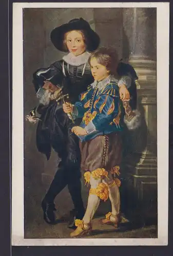 Ansichtskarte ab Dresden n. Hamburg Gemälde P.P.Rubens. Die beiden Söhne des