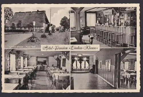 Ansichtskarte Itzstedt Schleswig Holstein Gastronomie Hotel Pension Linden