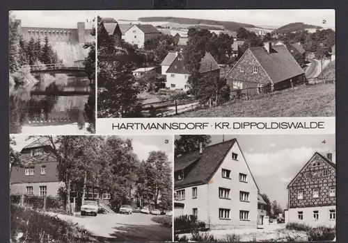 Ansichtskarte Hartmannsdorf Sachsen Lehnmühlen Talsperre Talsperrencafe